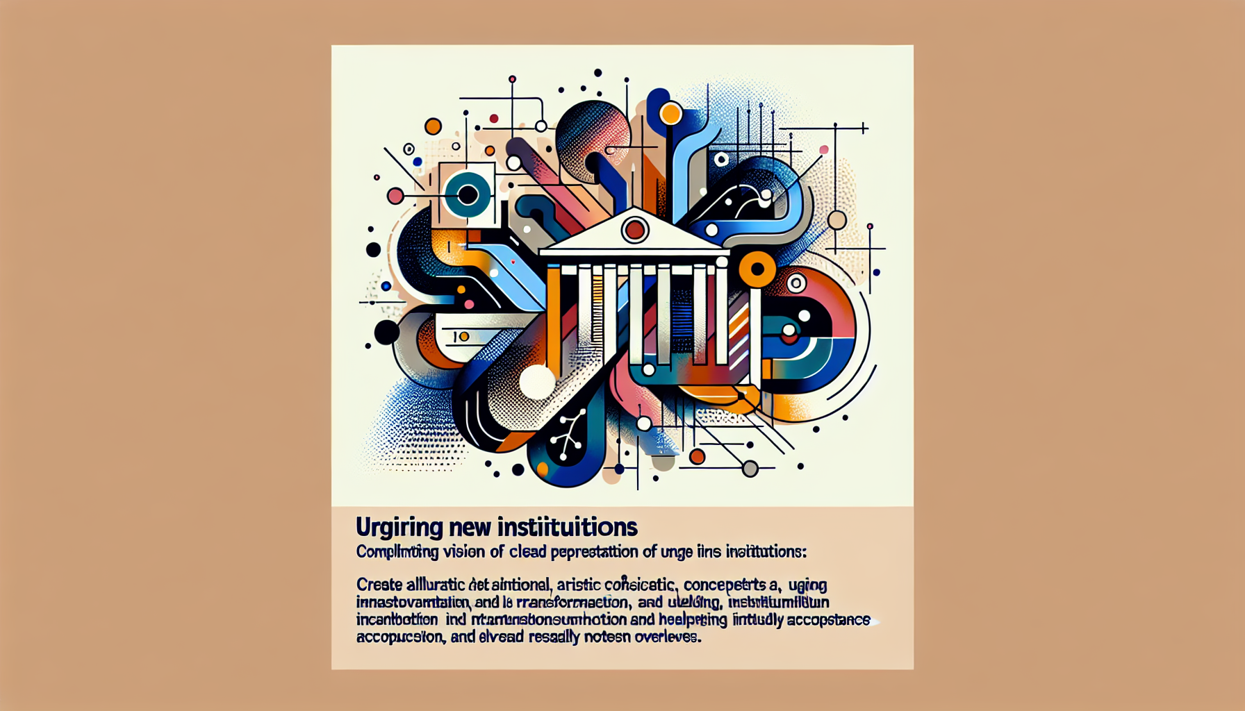 Urging New Institutions